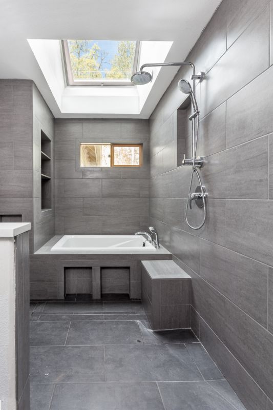 Bathroom with Skylights