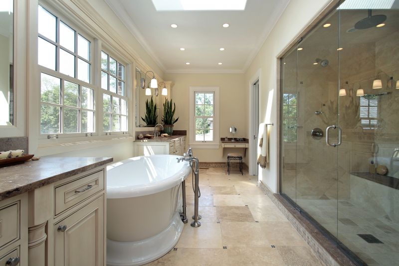 Luxury Bathroom with Freestanding Bathtub